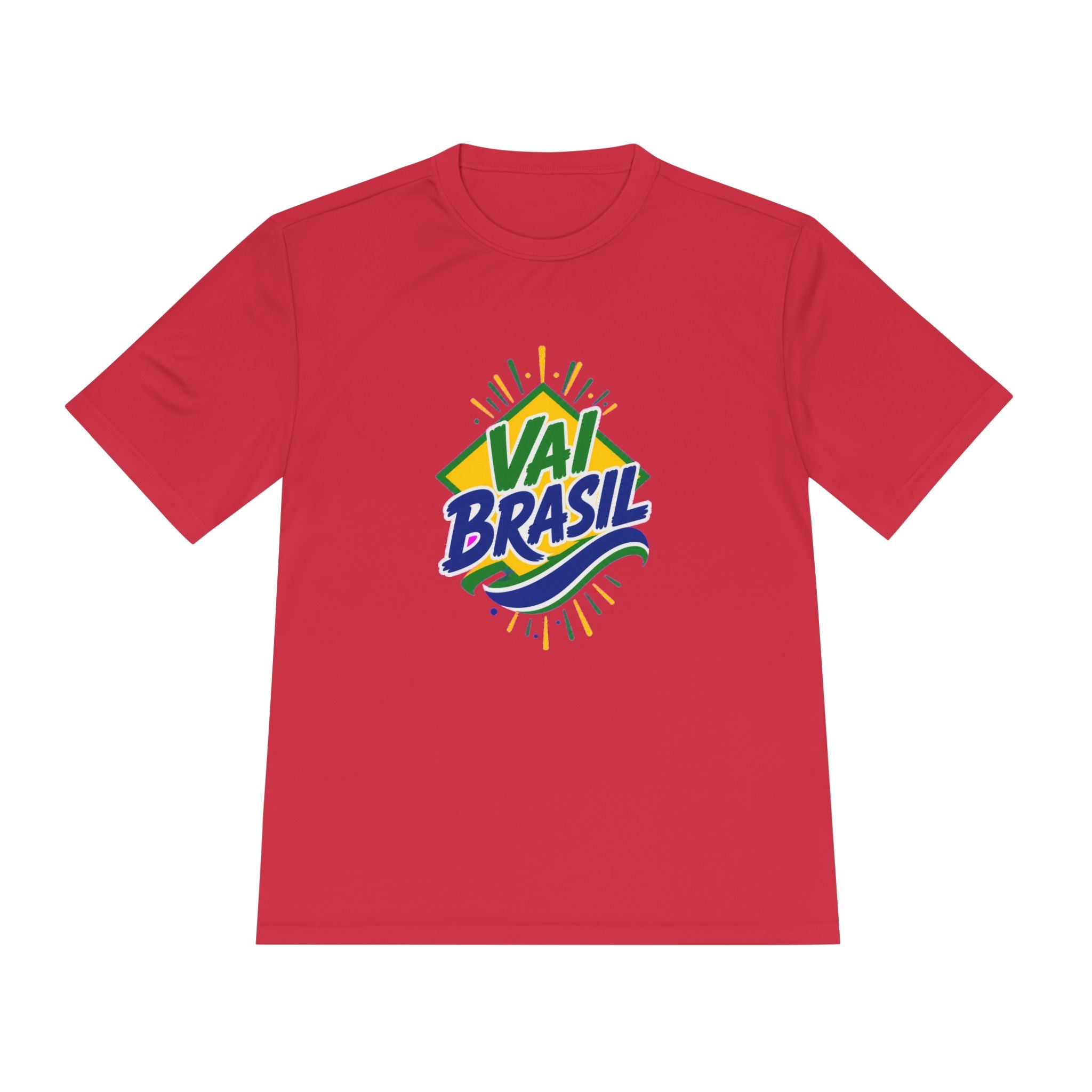 Brazil Soccer T Shirt, Vai Brasil Tee, World Football Fan Shirt, Moisture Wicking Sport Tee