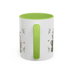 Grandma's Garden Of Love Coffee Mug | Gift From Grandkids | Accent Color Ceramic 11oz 15oz