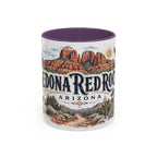 Sedona Red Rocks Mug, Arizona Travel Souvenir, Bucket List Gift, Accent Ceramic Coffee Mug 11oz 15oz