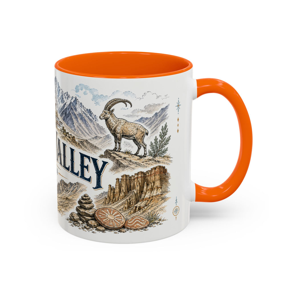 Spiti Valley Mug, India Travel Souvenir, Bucket List Gift, Accent Ceramic Coffee Mug 11oz 15oz
