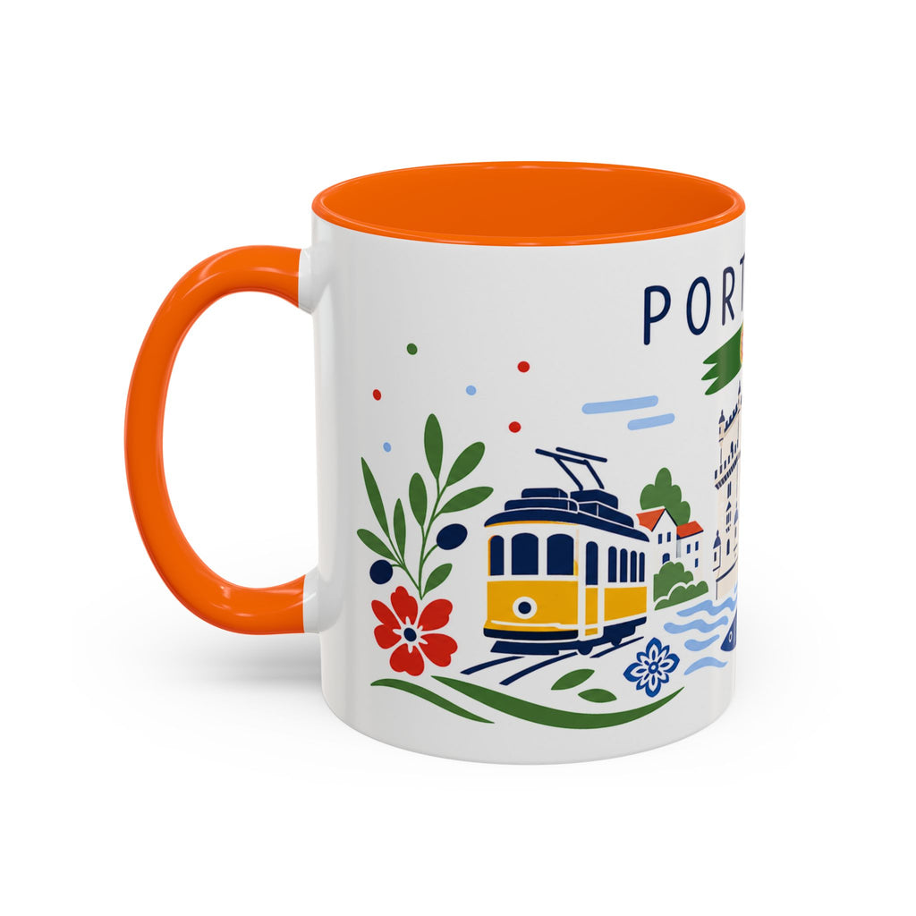 Portugal Coffee Mug | Travel Souvenir Accent Mug | Country Gift Ceramic Cup 11oz 15oz