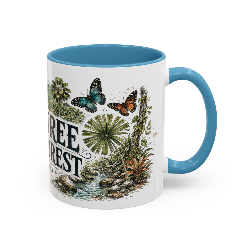 Daintree Rainforest Mug, Australia Travel Souvenir, Bucket List Gift, Accent Ceramic Coffee Mug 11oz 15oz