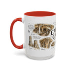 Carlsbad Caverns National Park Coffee Mug | New Mexico Cave Exploration Bat Gift | Accent Color Ceramic 11oz 15oz