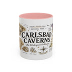 Carlsbad Caverns National Park Coffee Mug | New Mexico Cave Exploration Bat Gift | Accent Color Ceramic 11oz 15oz