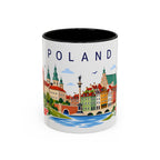 Poland Coffee Mug | Travel Souvenir Accent Mug | Place Gift Ceramic Cup 11oz 15oz