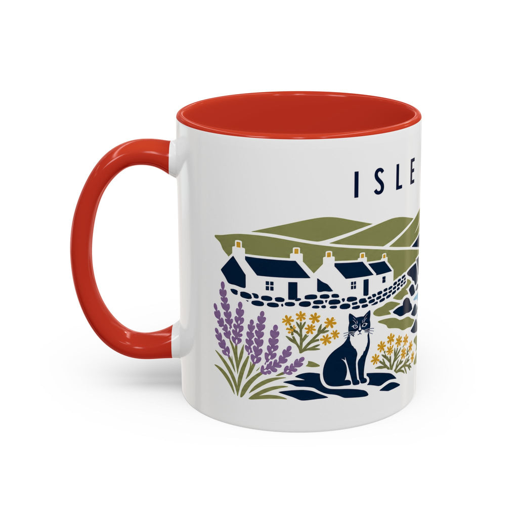 Isle of Man Coffee Mug | Travel Souvenir Accent Mug | Country Gift Ceramic Cup 11oz 15oz
