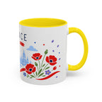 France Coffee Mug | Travel Souvenir Accent Mug | Country Gift Ceramic Cup 11oz 15oz
