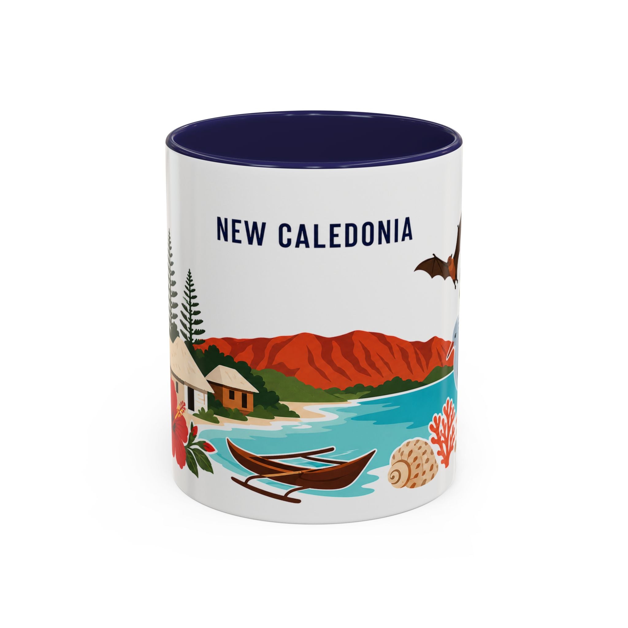New Caledonia Coffee Mug | Travel Souvenir Accent Mug | Country Gift Ceramic Cup 11oz 15oz