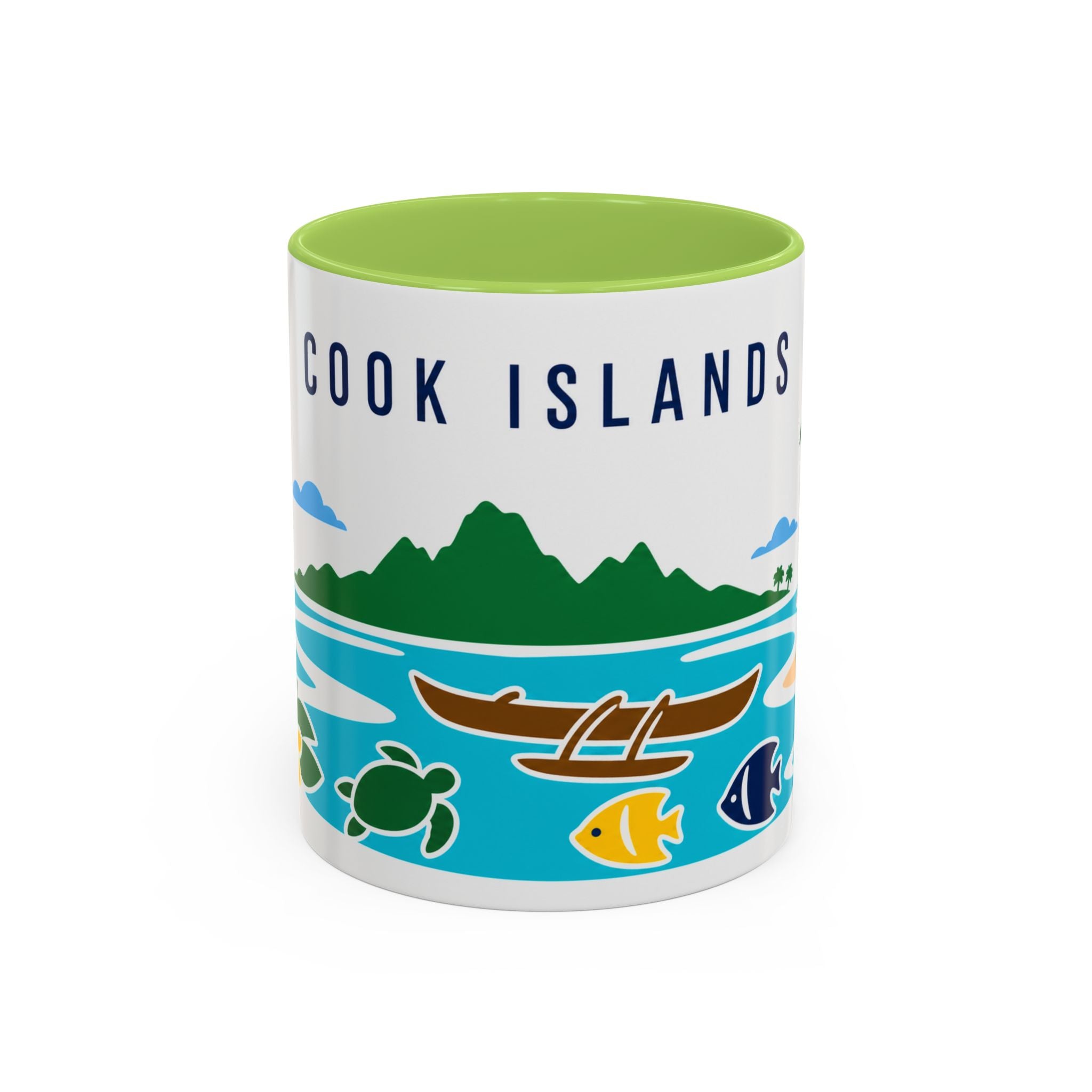Cook Islands Coffee Mug | Travel Souvenir Accent Mug | Country Gift Ceramic Cup 11oz 15oz