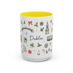 Dublin Christmas Mug | Watercolor City Souvenir, Holiday Travel Gift (11oz/15oz)