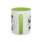 Acadia Coffee Mug | National Park Hiking Coastal Gift | Accent Color Ceramic 11oz 15oz