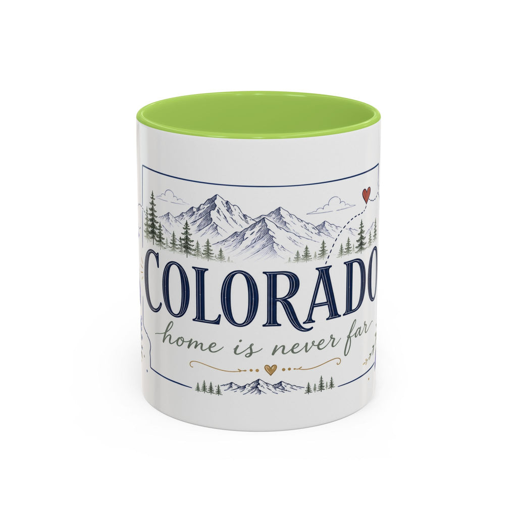 Colorado State Mug | Rocky Mountain Botanical Design | Moving Away Gift