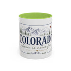 Colorado State Mug | Rocky Mountain Botanical Design | Moving Away Gift