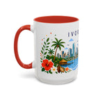 Ivory Coast Coffee Mug | Travel Souvenir Accent Mug | Place Gift Ceramic Cup 11oz 15oz