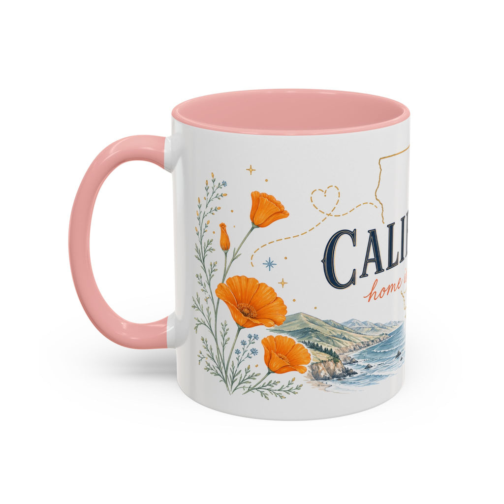 California Home State Mug | Moving Away Gift | Long Distance Friendship Coffee Cup