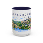 Luxembourg Coffee Mug | Travel Souvenir Accent Mug | Place Gift Ceramic Cup 11oz 15oz