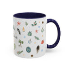 Galapagos Islands Christmas Mug | Watercolor Travel Souvenir | Holiday Gift | Accent Ceramic Coffee Cup 11oz 15oz