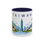 Taiwan Coffee Mug | Travel Souvenir Accent Mug | Place Gift Ceramic Cup 11oz 15oz
