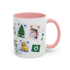 Seattle Coffee Mug | Postage Stamp Collage Mug | Travel Souvenir Accent Cup 11oz 15oz