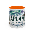 Lapland Coffee Mug | Travel Destination Souvenir Gift | Accent Color Ceramic 11oz 15oz