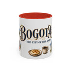 Bogota Coffee Mug | Colombia Travel Souvenir | Vintage Illustrated City Gift | 11 oz 15 oz Accent Mug