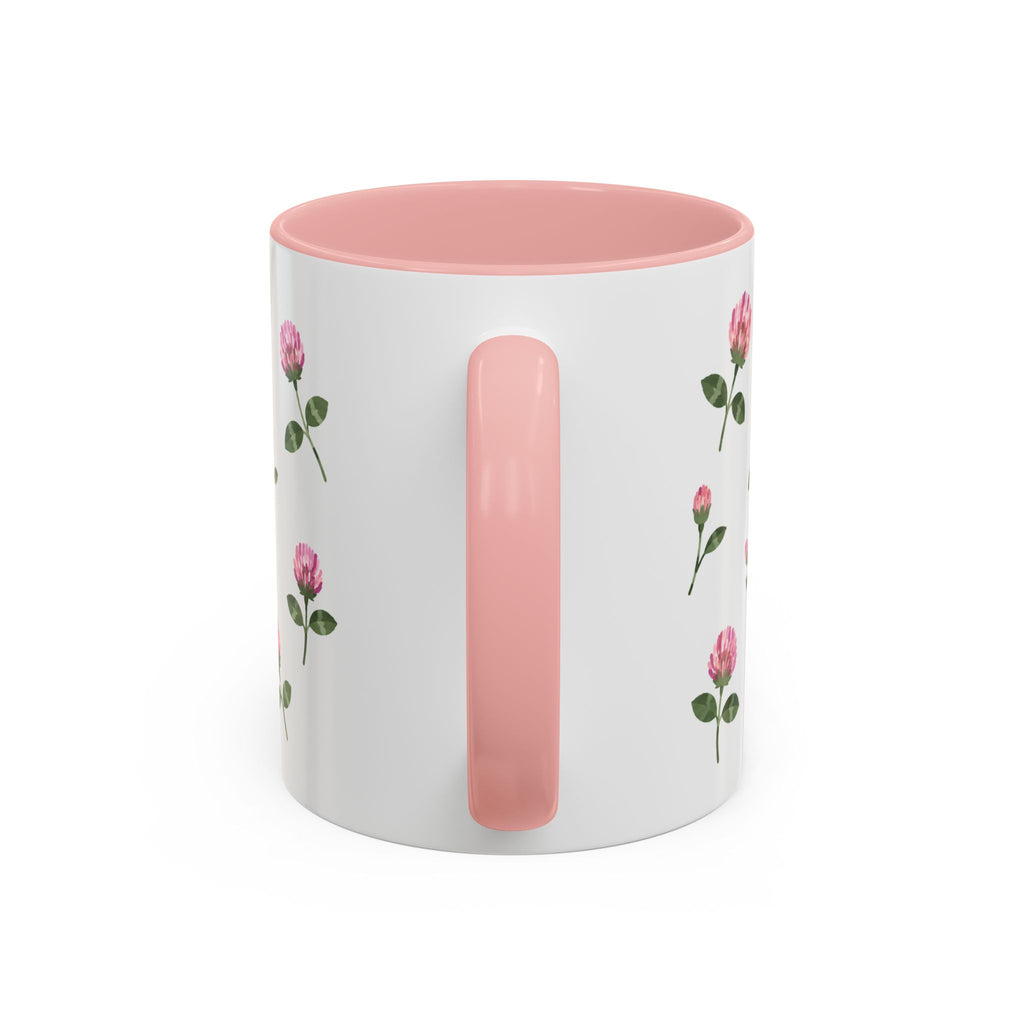 Vermont Red Clover Mug, State Flower Floral Coffee Cup, 11oz Botanical Gift