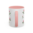 Vermont Red Clover Mug, State Flower Floral Coffee Cup, 11oz Botanical Gift