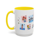 Venice Coffee Mug | Postage Stamp Collage Mug | Travel Souvenir Accent Cup 11oz 15oz