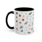 Denali National Park Christmas Mug | Watercolor Travel Souvenir | Holiday Gift | Accent Ceramic Coffee Cup 11oz 15oz