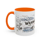 Wrangell-St. Elias National Park Coffee Mug | Alaska Wilderness Climbing Gift | Accent Color Ceramic 11oz 15oz