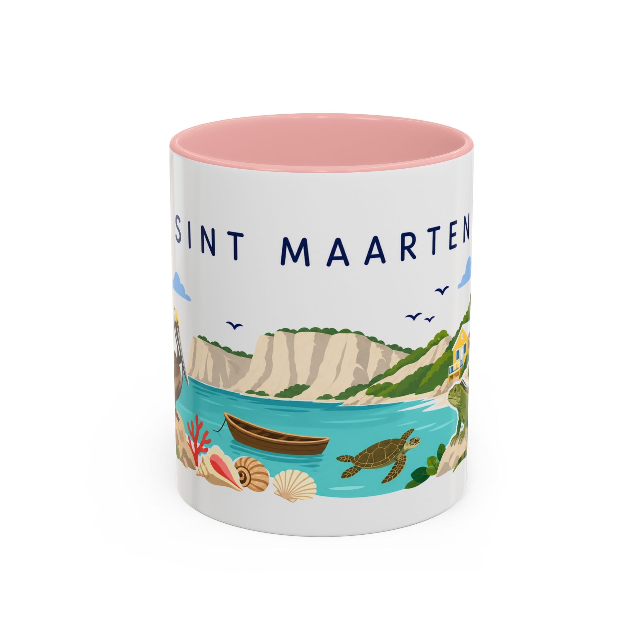 Sint Maarten Coffee Mug | Travel Souvenir Accent Mug | Country Gift Ceramic Cup 11oz 15oz