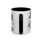 Olympic Coffee Mug | National Park Hiking Rainforest Gift | Accent Color Ceramic 11oz 15oz