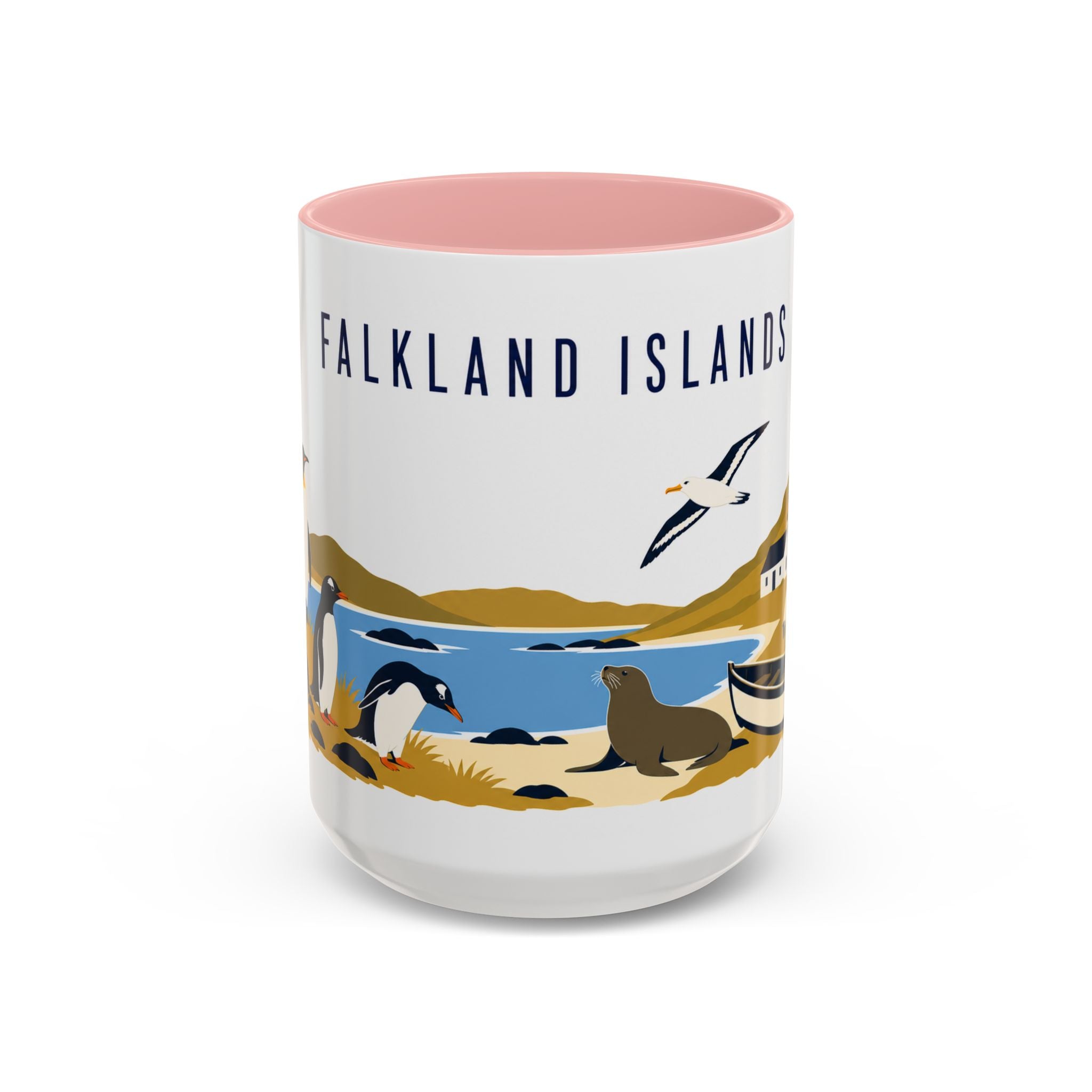 Falkland Islands Coffee Mug | Travel Souvenir Accent Mug | Country Gift Ceramic Cup 11oz 15oz