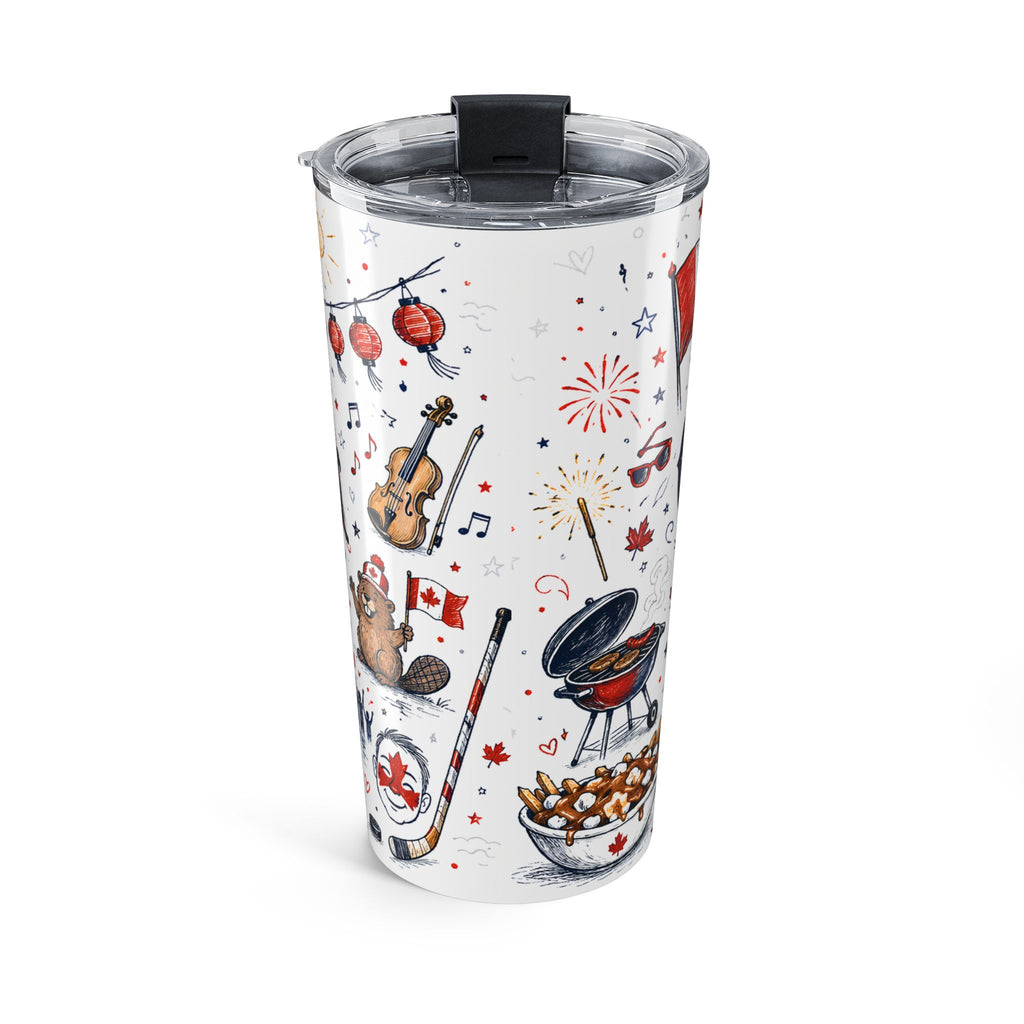 Canada Day 20oz Tumbler | Canadian Pride Gift | Insulated Stainless Steel Travel Cup