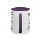 New Hampshire Purple Lilac Mug, State Flower Floral Coffee Cup, 11oz Botanical Gift