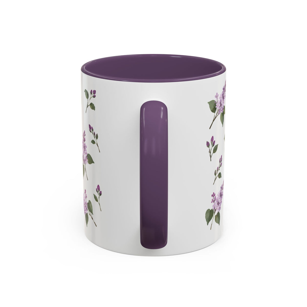 New Hampshire Purple Lilac Mug, State Flower Floral Coffee Cup, 11oz Botanical Gift