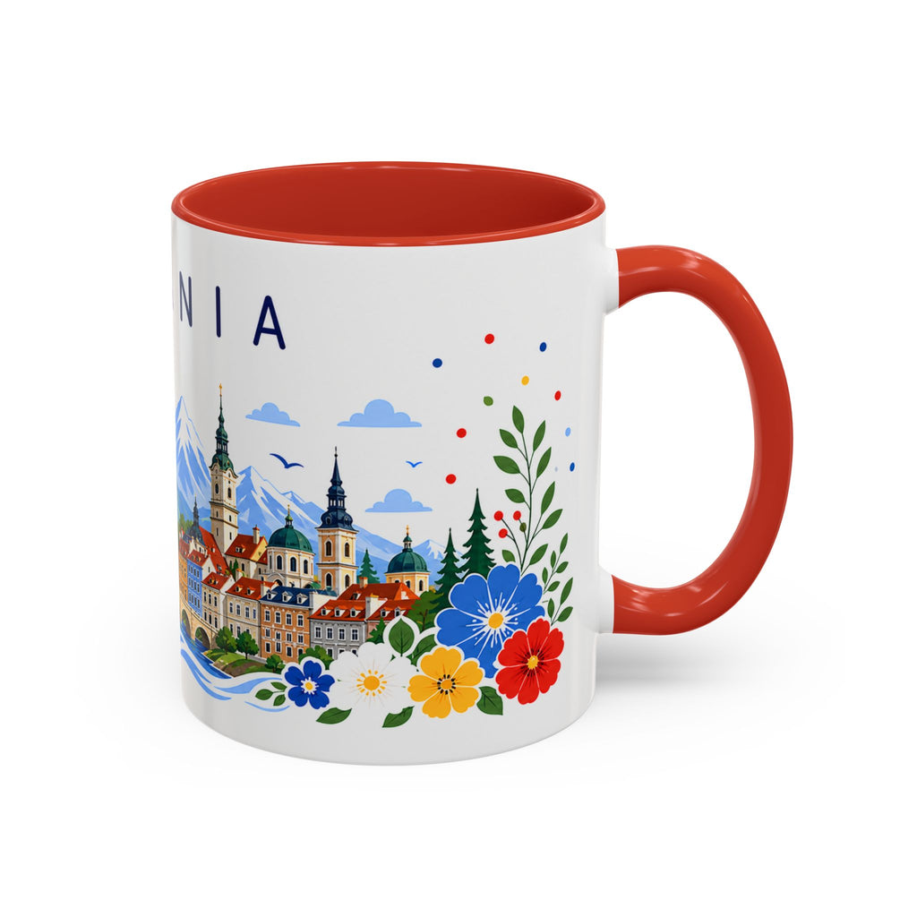 Romania Coffee Mug | Travel Souvenir Accent Mug | Place Gift Ceramic Cup 11oz 15oz
