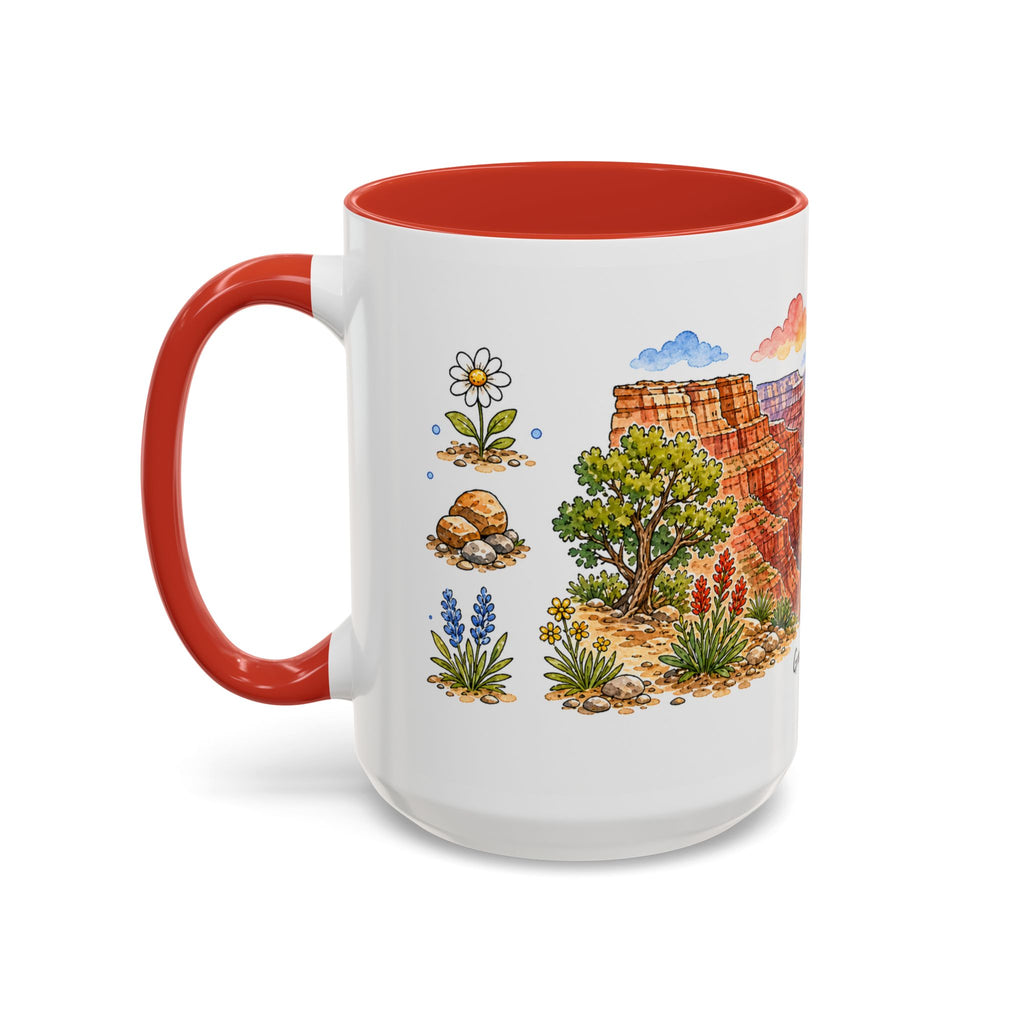 Grand Canyon National Park Mug | US Travel Souvenir Accent Coffee Mug | 11oz 15oz Ceramic Cup