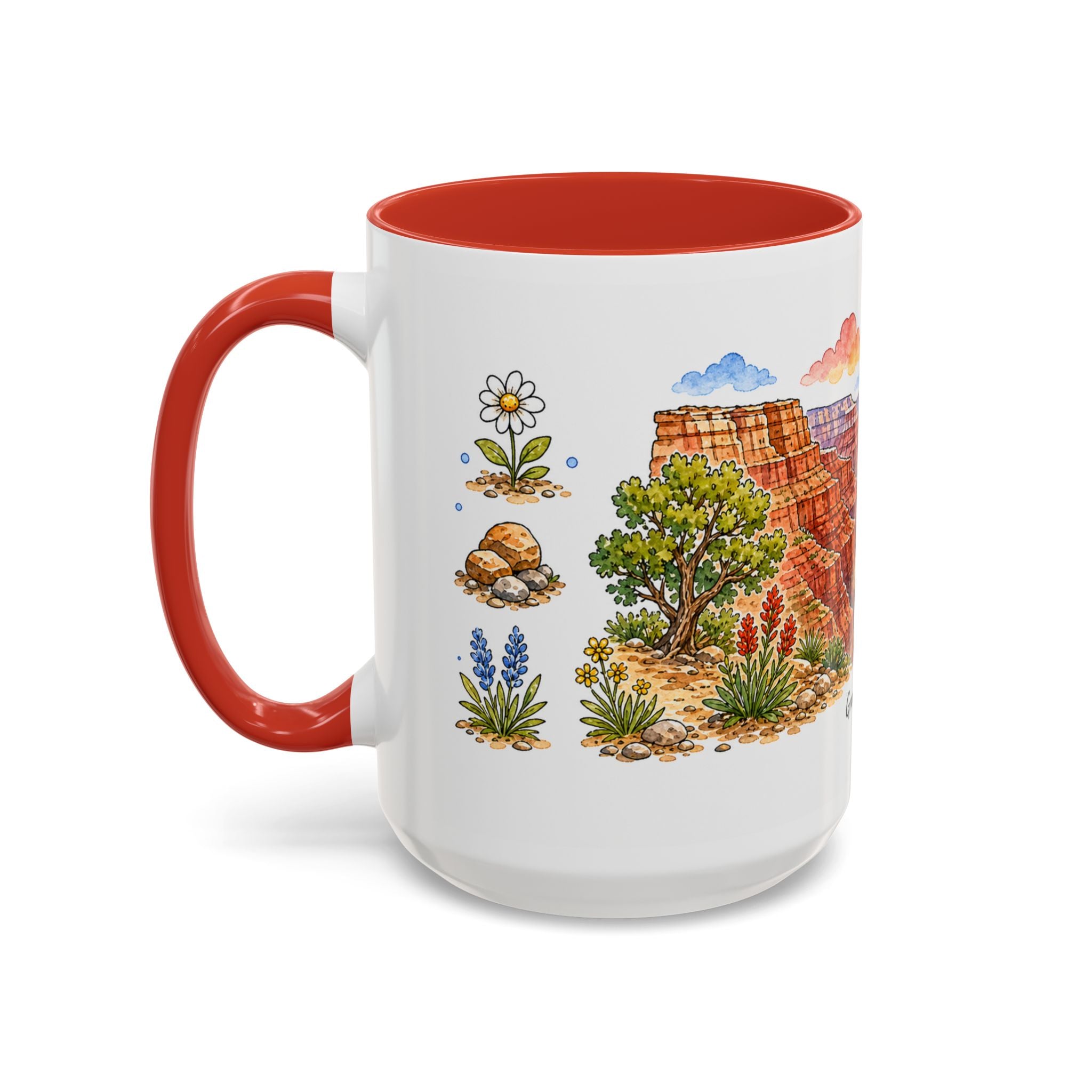 Grand Canyon National Park Mug | US Travel Souvenir Accent Coffee Mug | 11oz 15oz Ceramic Cup
