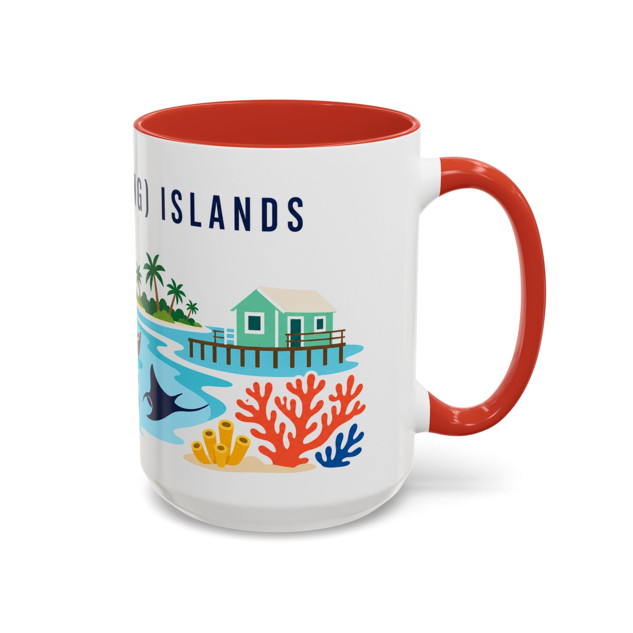Cocos (Keeling) Islands Coffee Mug | Travel Souvenir Accent Mug | Country Gift Ceramic Cup 11oz 15oz