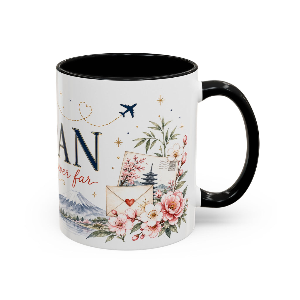 Japan Home Country Mug | Moving Away Gift | Long Distance Friendship | 11 oz 15 oz Accent Mug