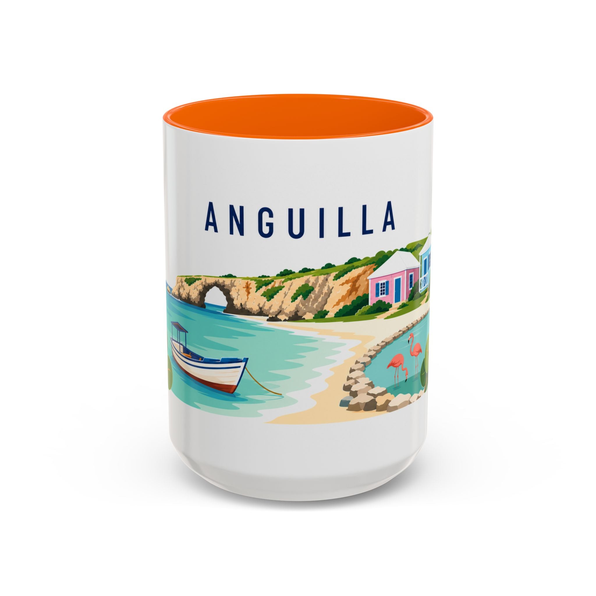 Anguilla Coffee Mug | Travel Souvenir Accent Mug | Country Gift Ceramic Cup 11oz 15oz