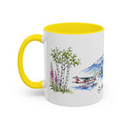 Anchorage Illustrated Travel Mug | City Souvenir Accent Coffee Mug | 11oz 15oz Ceramic Cup