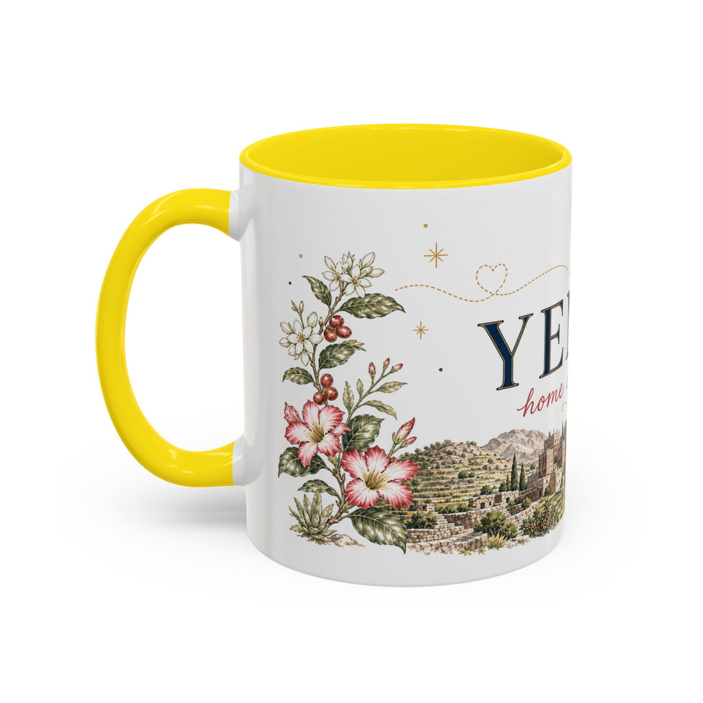 Yemen Home Country Mug | Moving Away Gift | Long Distance Friendship | 11 oz 15 oz Accent Mug