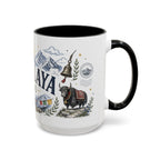 Himalaya Coffee Mug | Travel Destination Souvenir Gift | Accent Color Ceramic 11oz 15oz