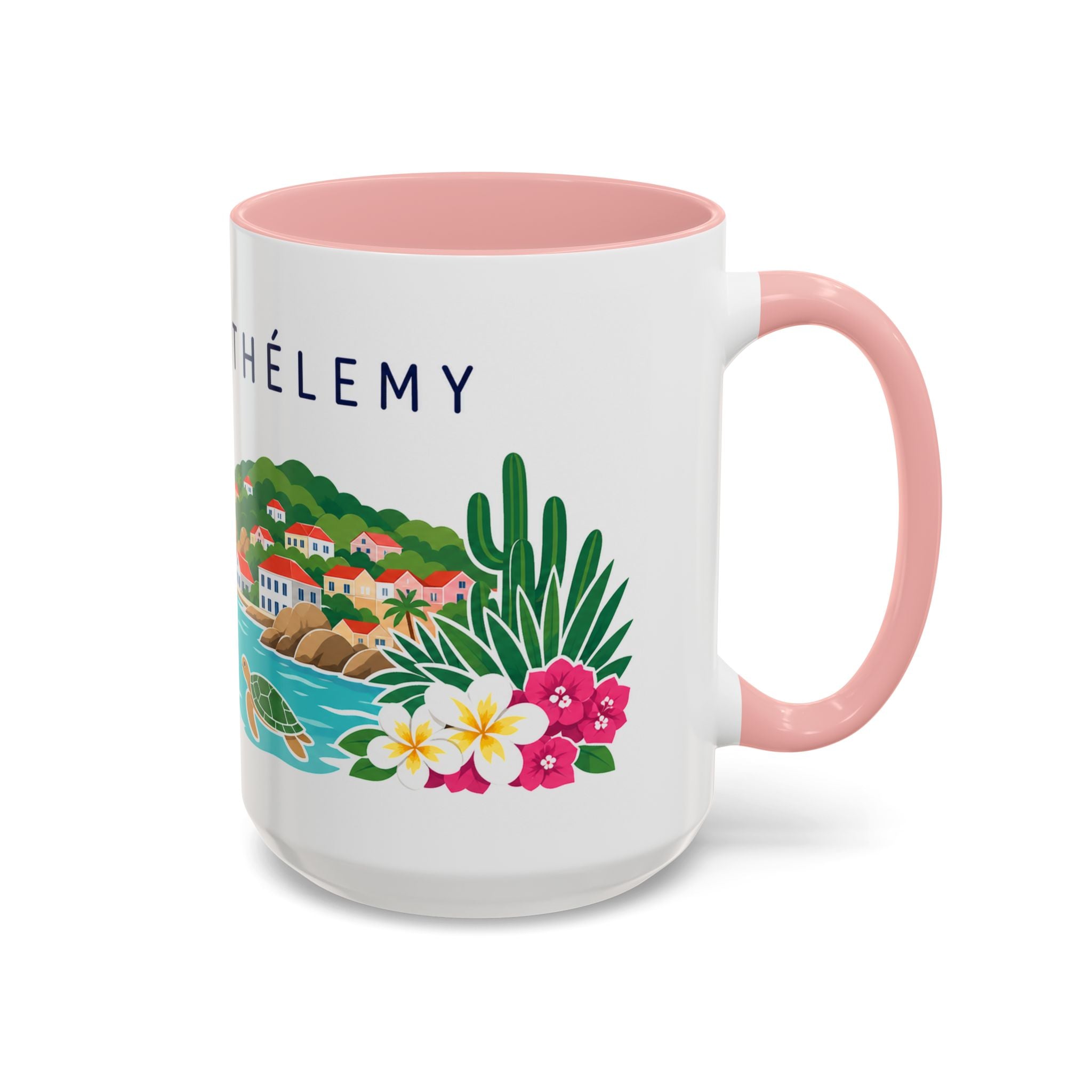 Saint Barthélemy Coffee Mug | Travel Souvenir Accent Mug | Country Gift Ceramic Cup 11oz 15oz