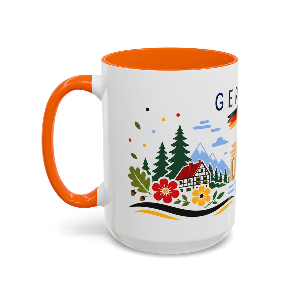 Germany Coffee Mug | Travel Souvenir Accent Mug | Country Gift Ceramic Cup 11oz 15oz