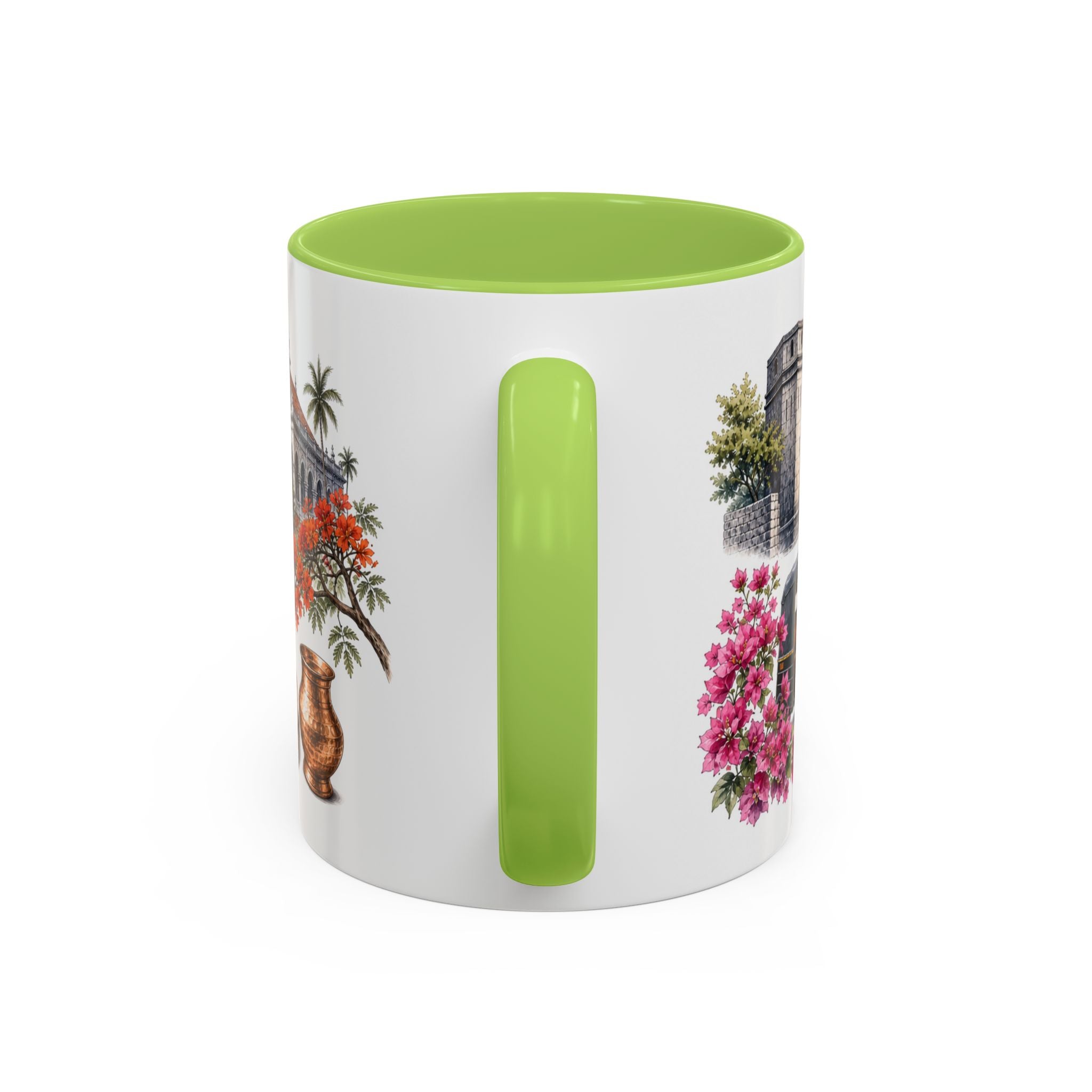 Pune Coffee Mug | India Travel Souvenir | Vintage Illustrated City Gift | 11 oz 15 oz Accent Mug