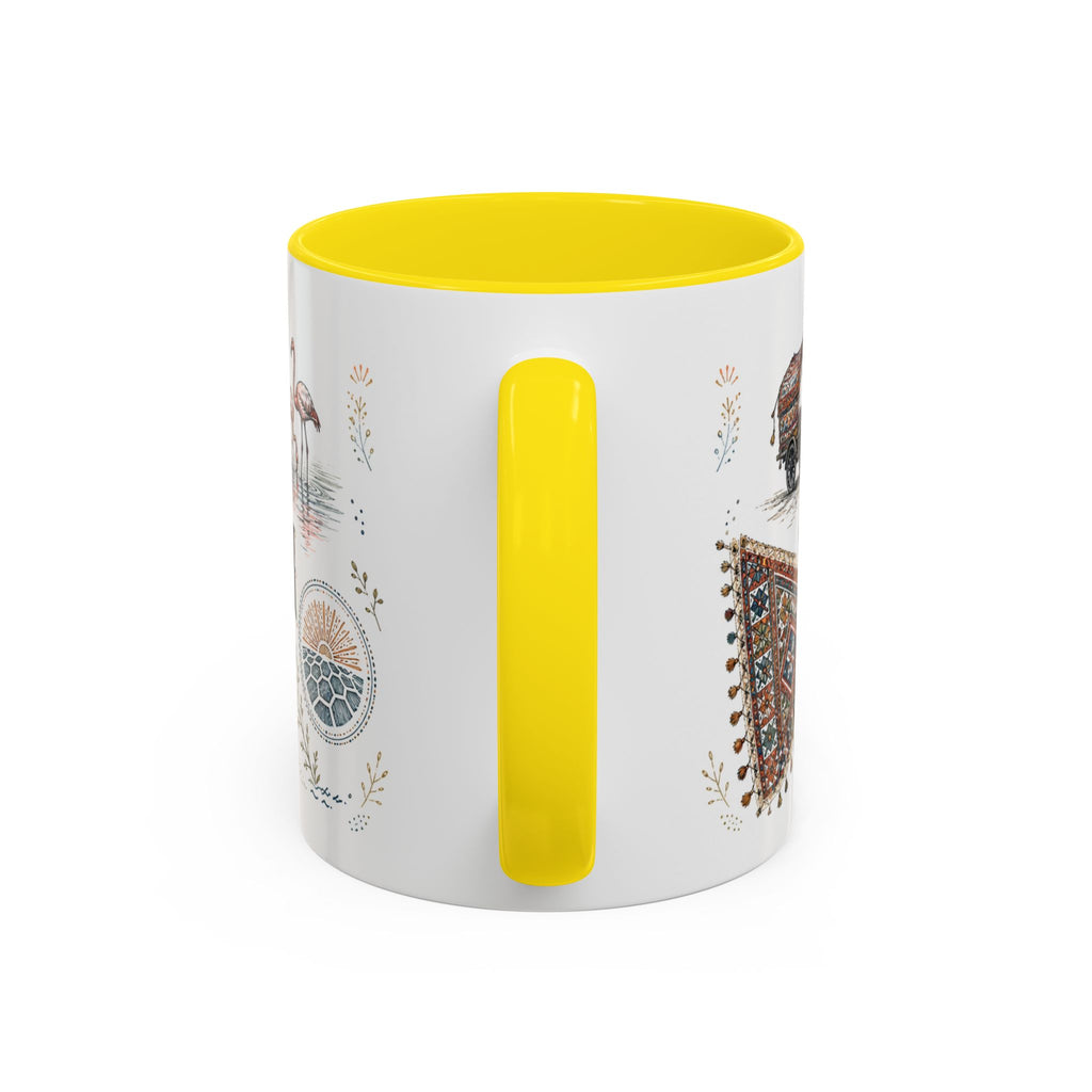 Rann of Kutch Mug, India Travel Souvenir, Bucket List Gift, Accent Ceramic Coffee Mug 11oz 15oz