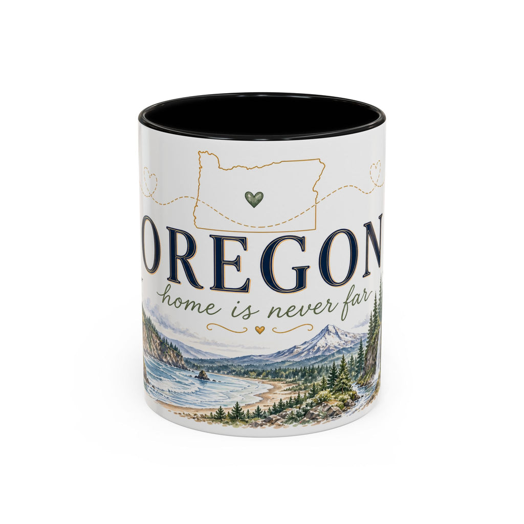 Oregon State Mug | Moving Away, Long Distance Friendship Gift | 11oz 15oz Accent Mug